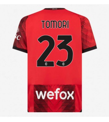 AC Milan Fikayo Tomori #23 Replika Hjemmebanetrøje 2023-24 Kortærmet